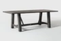 Panama 85" Outdoor Rectangle Dining Table - Side