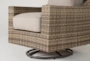 Capri Outdoor Swivel Chair - Detail