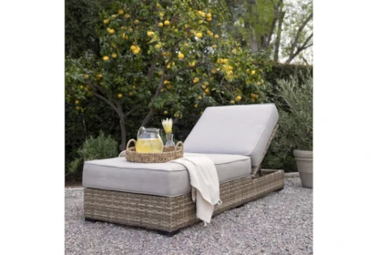 Capri Outdoor Chaise Lounge Living Spaces, Wicker Outdoor Chaise Lounge