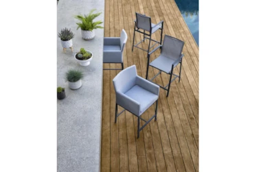 Ravelo Outdoor Upholstered 22" Counter Stool