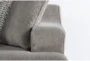 Lodge Fog Grey Chenille 2 Piece 139" Sectional With Left Arm Facing Oversized Chaise - Detail
