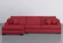 Lodge Scarlet 2 Piece 139" Sectional With Left Arm Facing Oversized Chaise - Signature