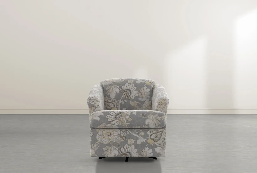 Aiko Granite Swivel Barrel Chair - 360