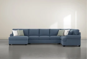 Brody 3 Piece 163" Sectional With Left Arm Facing Chaise