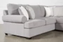 Brody 3 Piece 163" Sectional With Right Arm Facing Chaise - Side