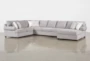 Brody 3 Piece 163" Sectional With Right Arm Facing Chaise - Signature