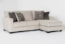 Marcos 93" Sofa With Reversible Chaise - Side