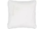 Accent Pillow-Plush Fur White 20X20 - Signature