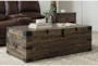 Wally Lift-Top Trunk Coffee Table With Storage - Room