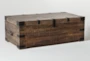 Wally Lift-Top Trunk Coffee Table - Side