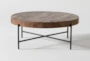 Dunkin 38" Round Coffee Table - Signature