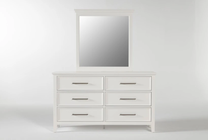 Dawson White Dresser/Mirror - 360