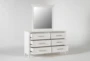Dawson White Dresser/Mirror - Storage