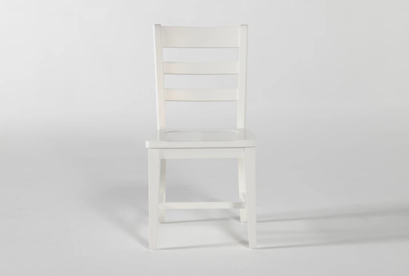Dawson White Desk Chair - 360