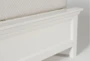 Dawson White Eastern King Panel Bed - Detail