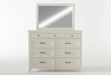 Presby White 7 Drawer Dresser/Mirror