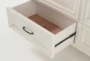 Presby White Queen Storage 4 Piece Bedroom Set - Hardware