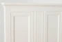 Presby White Queen Wood Panel Bed With Storage - Detail