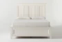 Presby White Queen Panel Bed With Storage - Signature