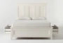 Presby White Queen Storage 3 Piece Bedroom Set - Storage