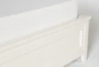 Presby White King Wood Panel Bed - Detail