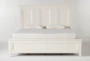 Presby White King Wood Panel Bed - Signature