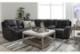 Juniper 104" 3 Piece Power Reclining Sectional with Left Arm Facing Storage Console Loveseat with USB - Room