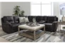 Juniper 3 Piece 104" Power Reclining Sectional With Left Arm Facing Console Loveseat - Room