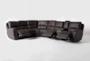 Juniper 4 Piece Power Reclining Sectional With Right Arm Facing Console Loveseat (Do Not Use) - Recline