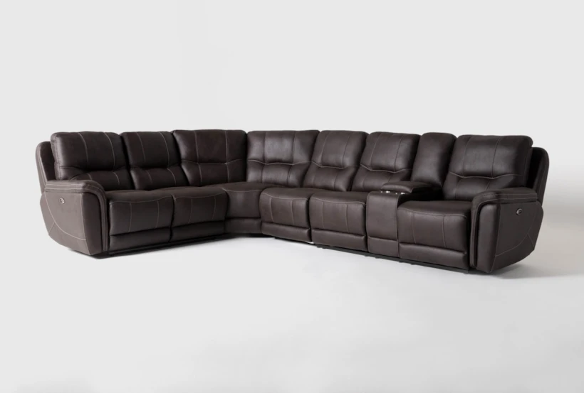 Juniper 4 Piece Power Reclining Sectional With Right Arm Facing Console Loveseat (Do Not Use) - 360