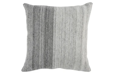 Accent Pillow-Grey Ombre Knit 22X22