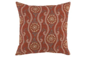 Accent Pillow-Auburn Swirl Embroidery 20X20