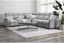 Jarrell Grey 101" 3 Piece Power Reclining Sectional with Left Arm Facing Console Loveseat - Room