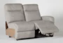 Jarrell Grey 4 Piece 123" Power Reclining Sectional With Left Arm Facing Console Loveseat  - Recline