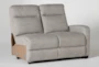 Jarrell Grey 3 Piece 101" Power Reclining Sectional With Left Arm Facing Console Loveseat  - Side