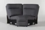 Jarrell Blue Grey 3 Piece 101" Power Reclining Sectional With Right Arm Facing Console Loveseat  - Signature