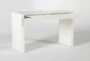 Vember White 48" Desk - Side