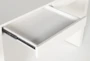 Vember White 48" Desk - Storage
