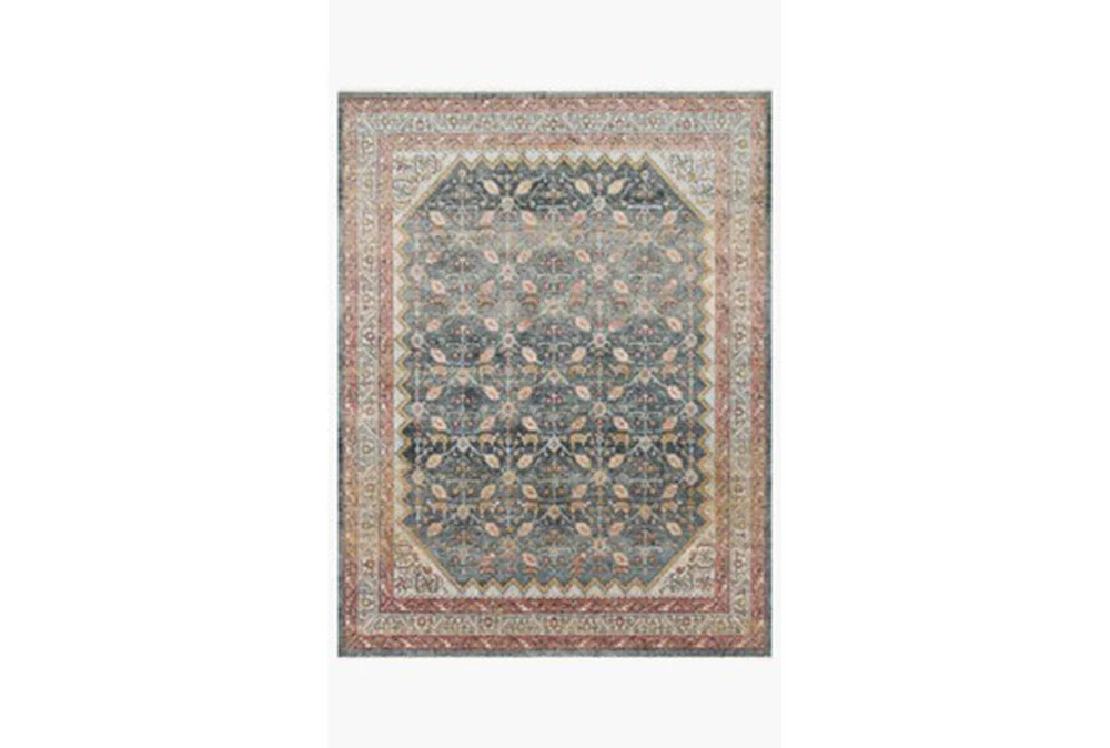 2'3"x7'5" Rug-Magnolia Home Graham Blue/Persimmon By Joanna Gaines