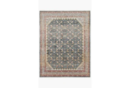2'3"x7'5" Rug-Magnolia Home Graham Blue/Persimmon By Joanna Gaines