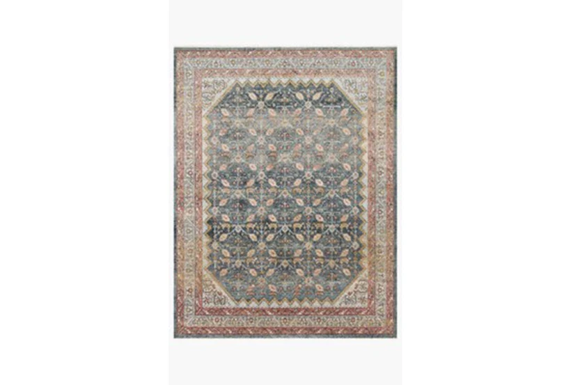 2'3"x7'5" Rug-Magnolia Home Graham Blue/Persimmon By Joanna Gaines - 360