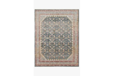 4'x6' Rug-Magnolia Home Graham Blue/Persimmon By Joanna Gaines