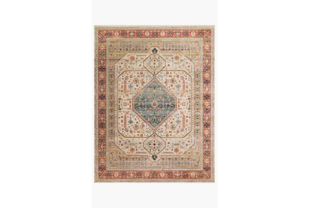 2'3"x4' Rug-Magnolia Home Graham Persimmon/Antique Ivory By Joanna Gaines