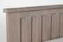 Morgan Grey Twin Wood Panel Bed - Detail