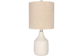 Table Lamp-Coco Ceramic Ivory