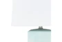 Table Lamp-Zele Aqua And Cream - Detail