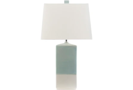 Table Lamp-Zele Aqua And Cream - Main