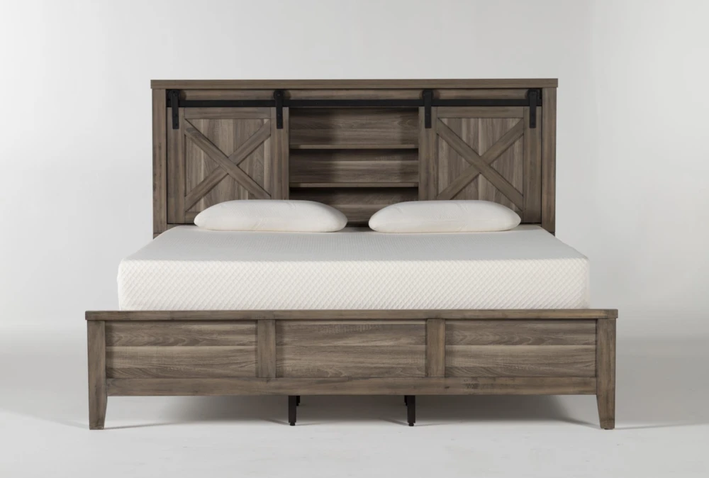 Haskell California King Panel Bed With USB