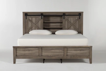 Haskell King Panel Bed With USB