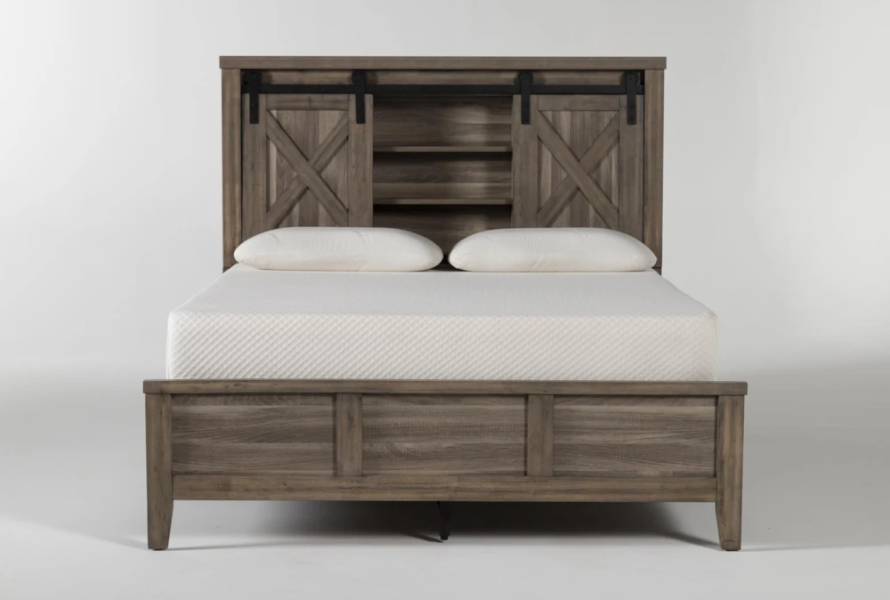 Haskell Queen Panel Bed With USB